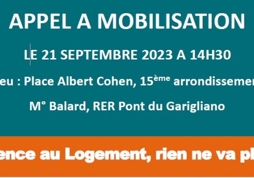 Communiqué de presse "De l’Urgence au Logement, rien ne va plus !"